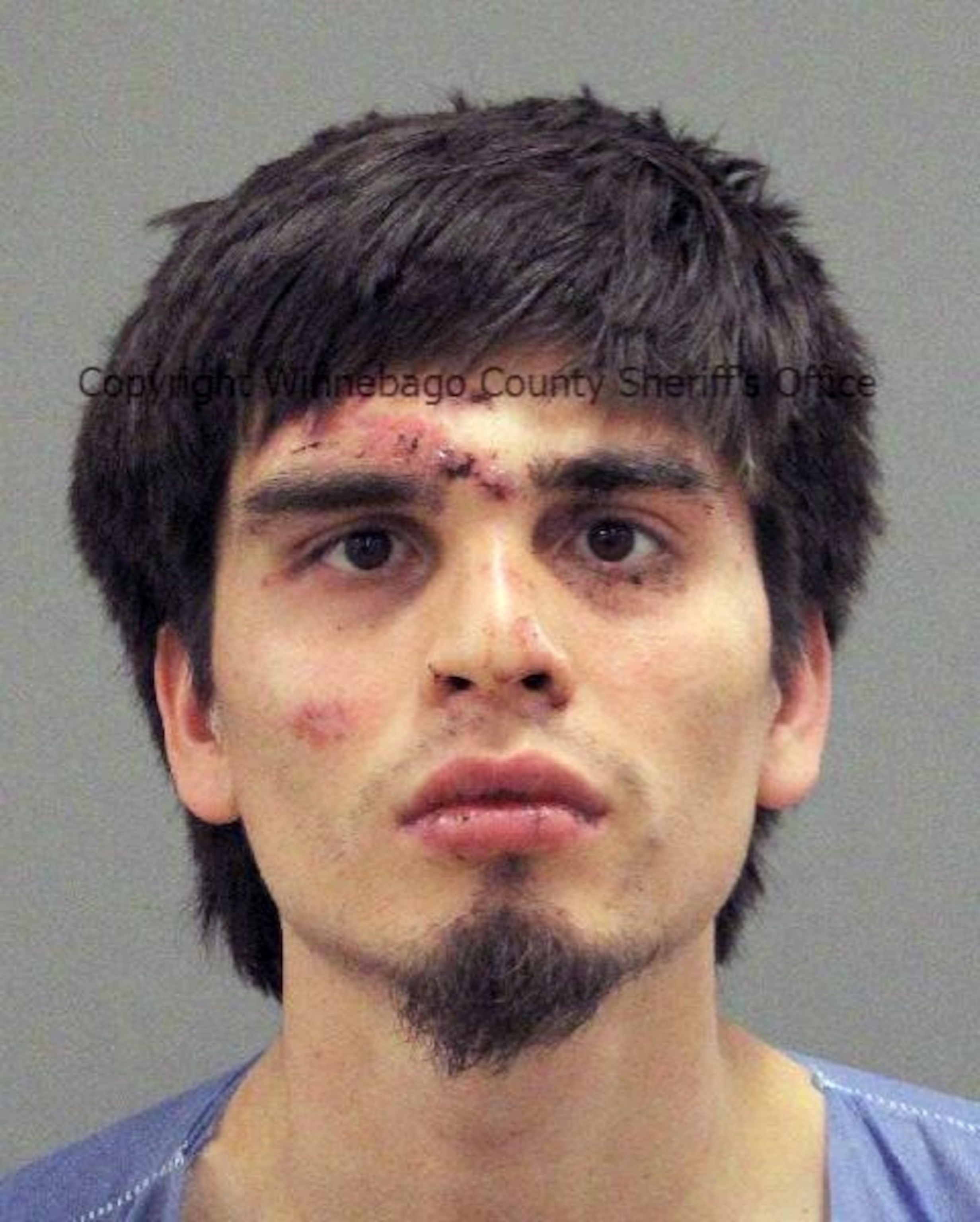 PHOTO: Christian Soto, 22, pictured in this jail booking photo, is suspected in a stabbing spree on March 27, 2024, in Rockford, Ill.